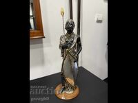 Figurină italiană din argint Clarté din seria Masai. Nr. 7989
