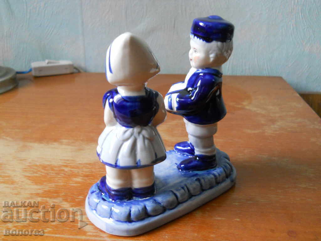 Παράδοση Πορσελάνινο αγαλματίδιο "Blue Delft Deco Sminted Holland"
