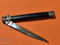 Folding Knife Semi-Automatic Buffalo Horn