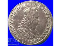 1 Thaler 1692 III de Medici Livorno Ιταλία 27g ασήμι
