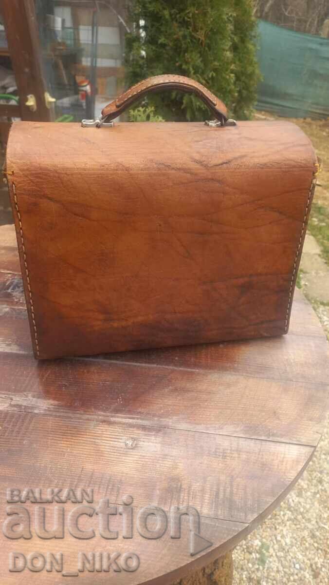 Στρατιωτική, Ιατρική Δερμάτινη Τσάντα - 6