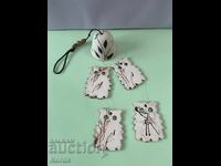 Bufnițe ceramice - clopoțel