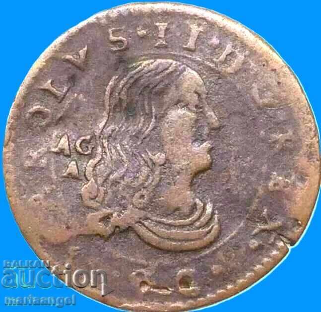 Νάπολη Tornesi 1680 Ιταλία Κάρολος Β' / Τάγμα Χρυσόμαλλου Δέρατος - 6