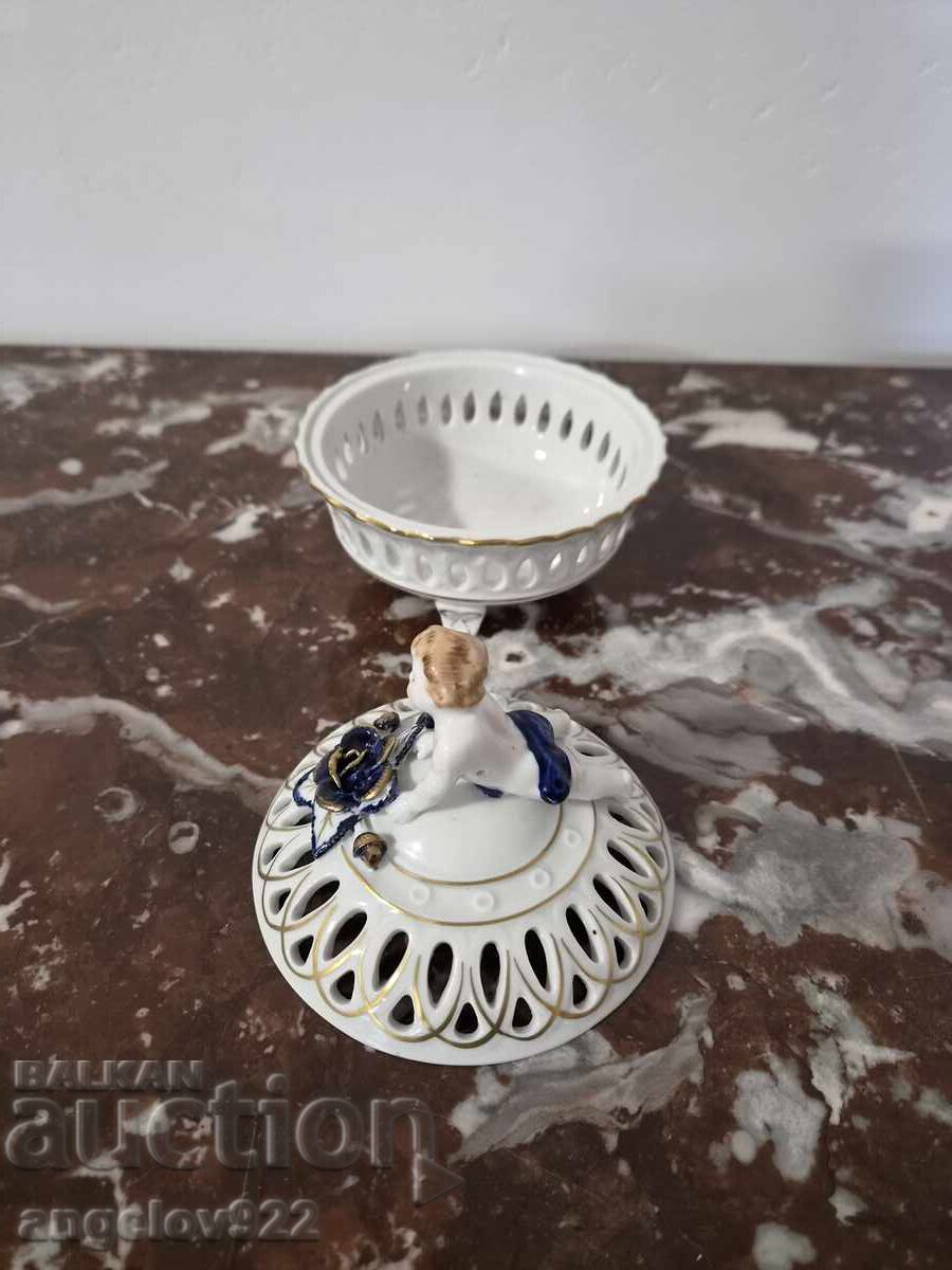 Beautiful German porcelain candy dish PMP - 5 Beautiful German porcelain candy dish PMP - 5