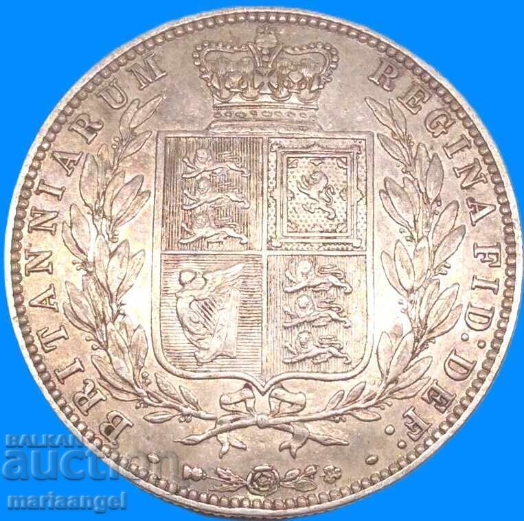 Marea Britanie 1/2 coroană 1874 argint - rară cu preț € 128.00 | 250.35 BGN