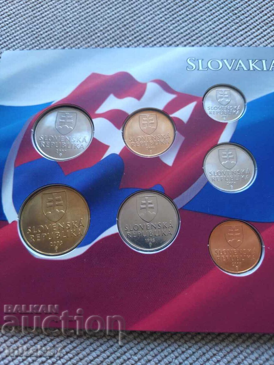 Παράδοση Σετ νομισμάτων, Σλοβακία
