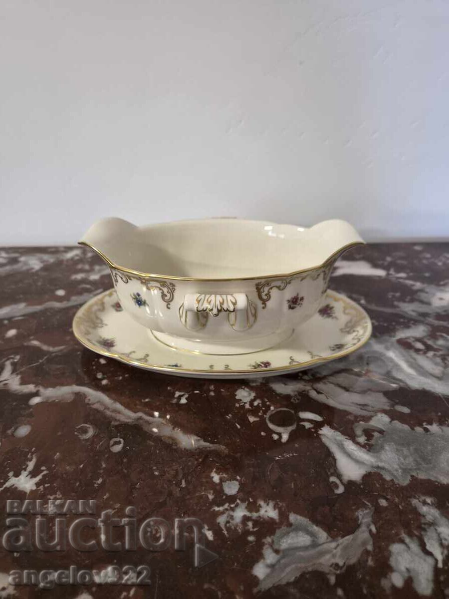 Παράδοση Γερμανικό πορσελάνινο σαλτσιέρα!!!