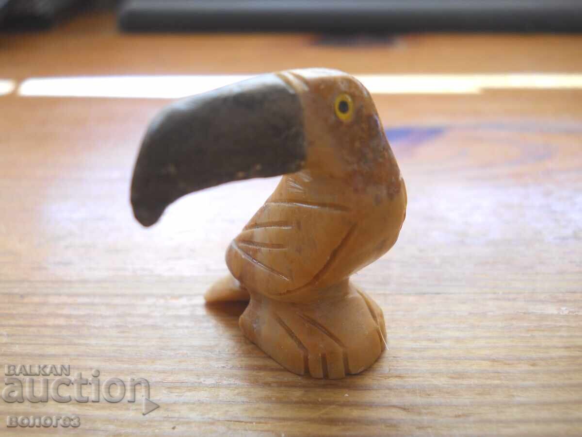 Τουκάν από ημιπολύτιμο λίθο στεατίτη - Περού με τιμή € 7.70 | 15.06 BGN