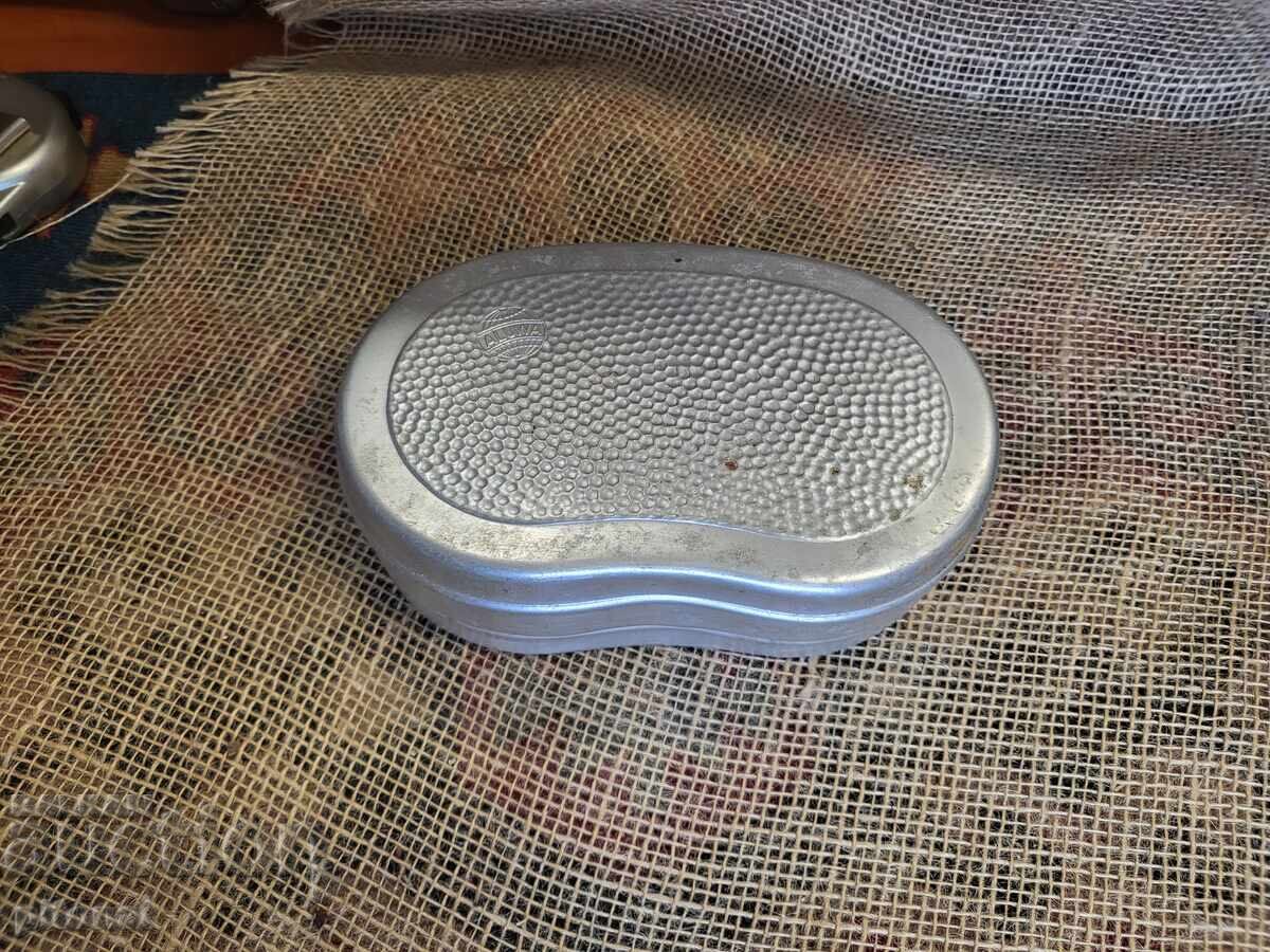 Cutie de sandwich din aluminiu ALUWA DDR din epoca socialistă