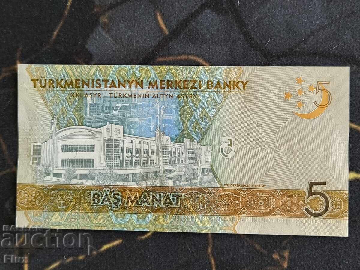 Τραπεζογραμμάτιο - Τουρκμενιστάν - 5 μανάτ UNC | 2017 με τιμή € 3.70 | 7.24 BGN Τραπεζογραμμάτιο - Τουρκμενιστάν - 5 μανάτ UNC | 2017 με τιμή € 3.70 | 7.24 BGN