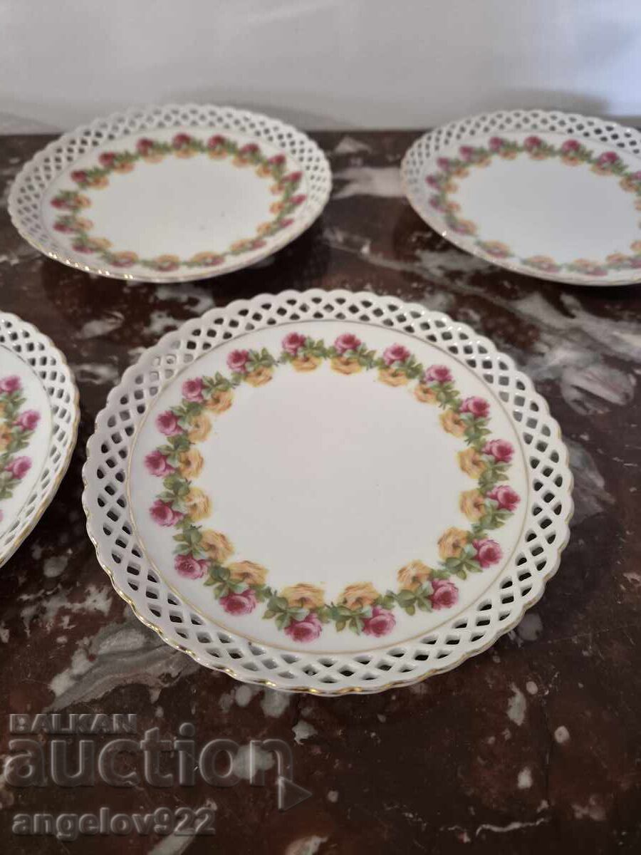 Баварски порцеланови десертни чинийки!!! - 5