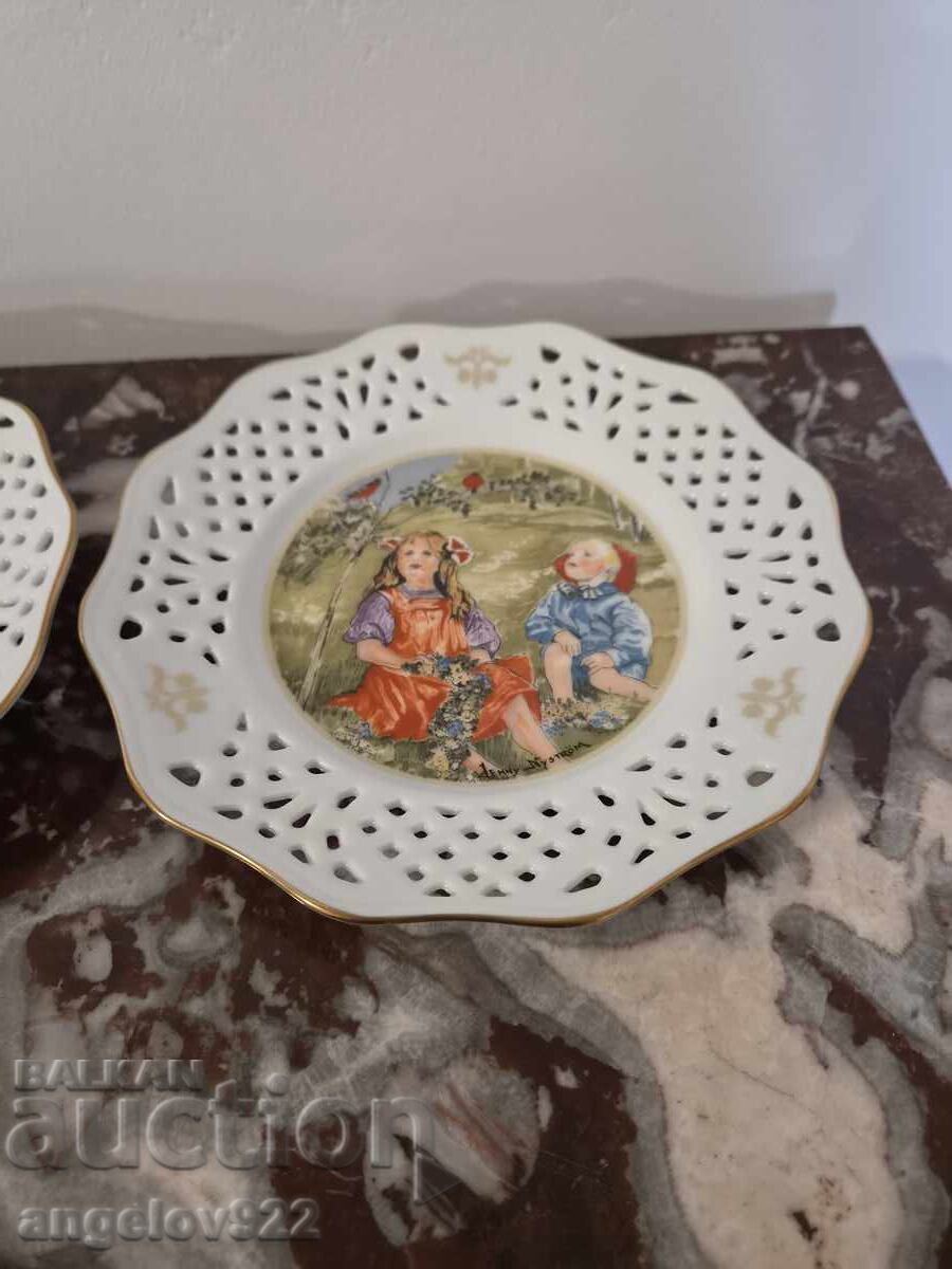 Доставка на Баварски порцеланови чинийки за стена!!!