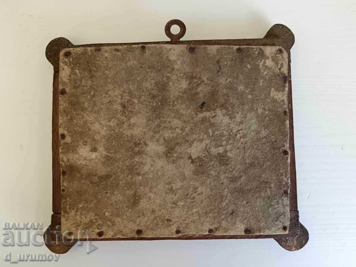 Antichitate ramă foto Tramp Art - 7