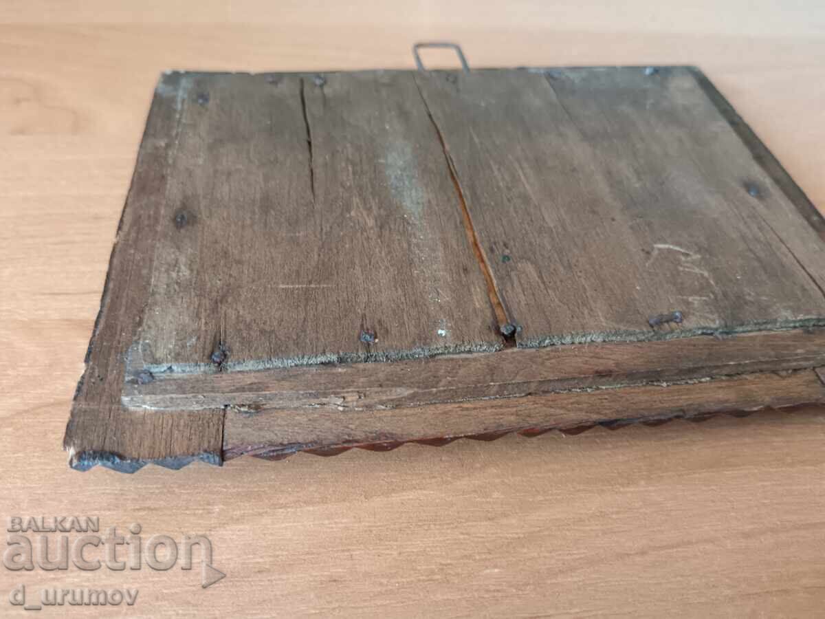 Antique Tramp Art Photo Frame - 6 Antique Tramp Art Photo Frame - 6