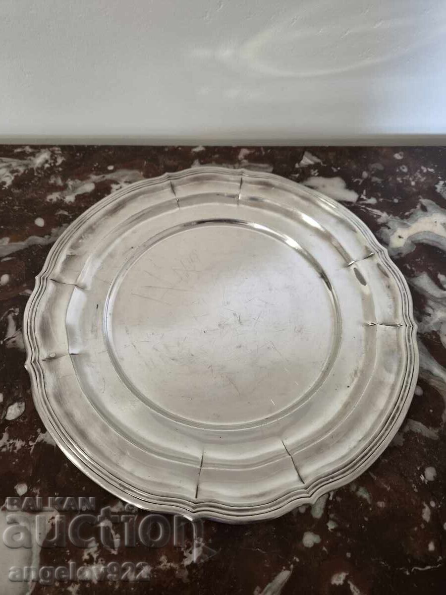 Auction  Silver-plated metal tray PRIMA NS