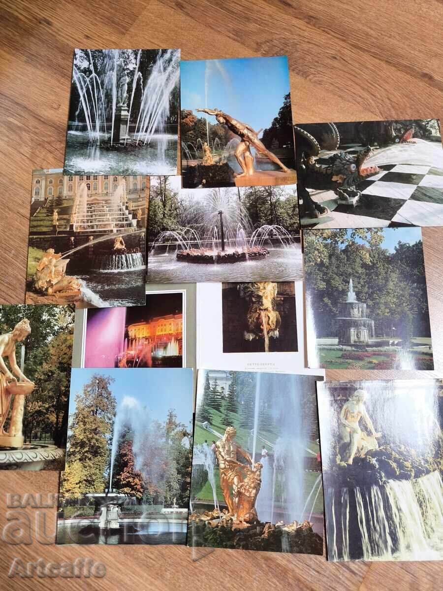 Livrarea Set retro de cărți poștale „Peterhof” – URSS