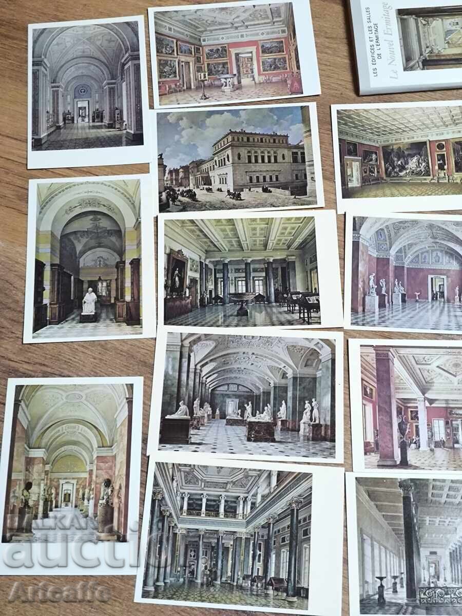 Licitație Set vintage de cărți poștale „Noul Ermitaj” (1975)