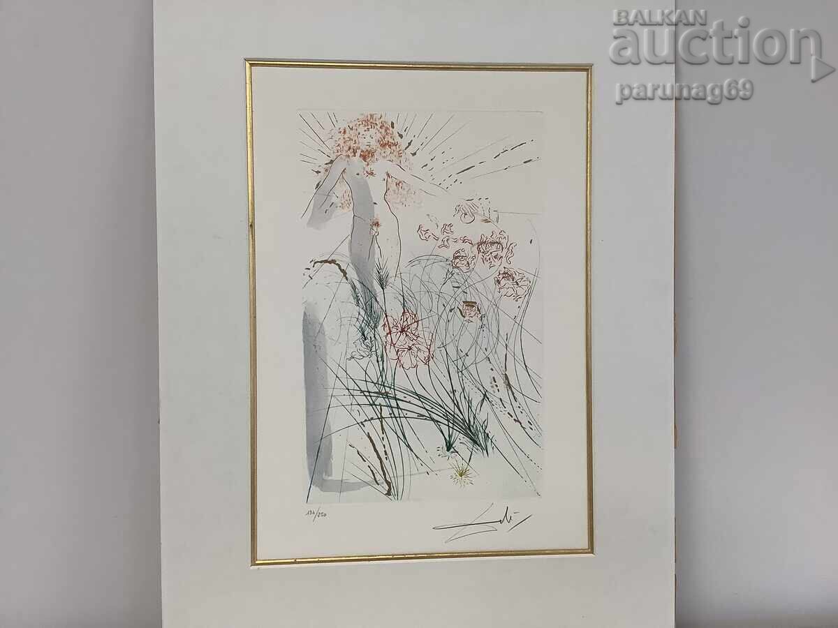 Доставка на Оригинална литография на Салвадор Дали (1904 - 1989)