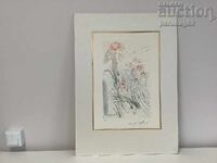 Оригинална литография на Салвадор Дали (1904 - 1989)