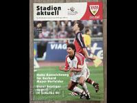 Stuttgart Schalke 04 Bundesliga Ballack Program Fotbal