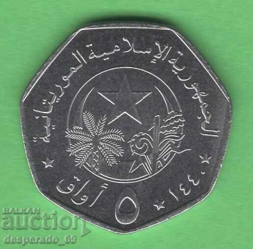 (¯`'•.¸ 5 OUGUIYA 2018 MAURITANIA UNC ¸.•'´¯) cu preț € 2.90 | 5.67 BGN (¯`'•.¸ 5 OUGUIYA 2018 MAURITANIA UNC ¸.•'´¯) cu preț € 2.90 | 5.67 BGN