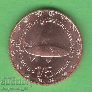 (¯`'•.¸ 1/5 угия 2018 МАВРИТАНИЯ UNC ¸.•'´¯) (¯`'•.¸ 1/5 угия 2018 МАВРИТАНИЯ UNC ¸.•'´¯)