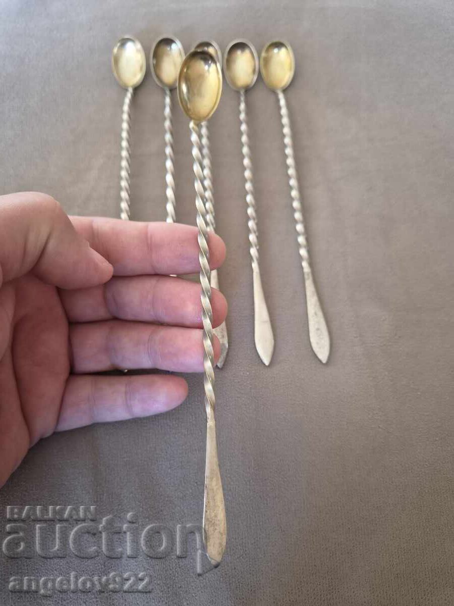 Доставка на 6 броя коктейлни лъжички PRIMA NS