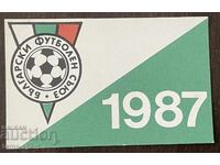 1877 Bulgaria calendar stadium Vasil Levski 1965