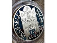 100 franci 1990 PROOF Argint!