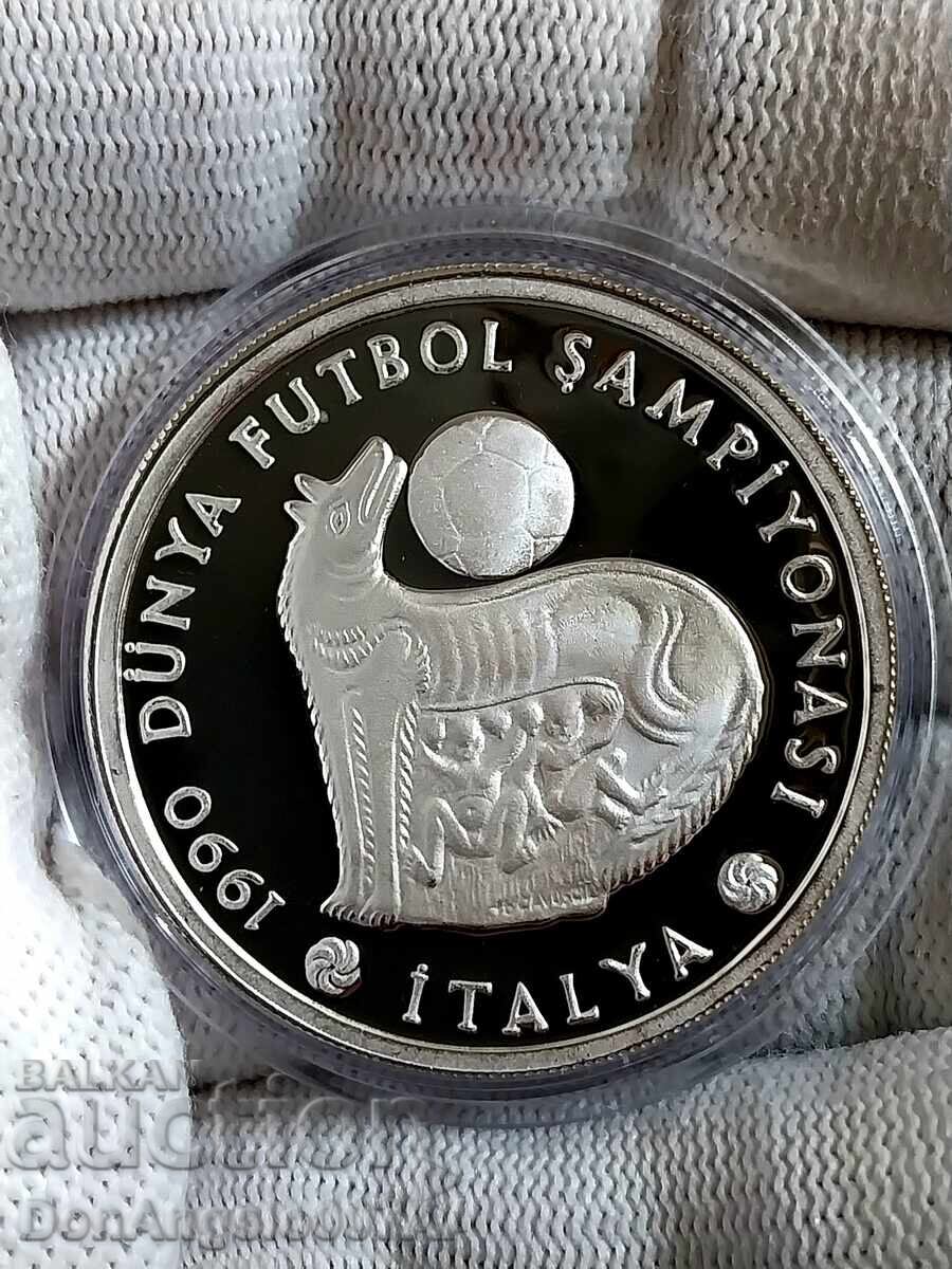 Licitație 20.000 lire 1990 PROOF-Argint!