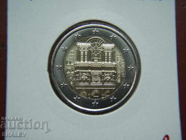 Livrarea 2 Euro 2025 Franța "Notre Dame" /Frantsiya/ - Unc (2 euro)