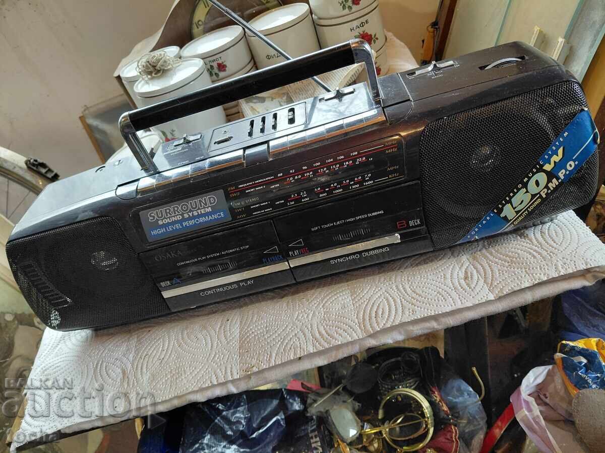Osaka radio cassette player with price € 4.30 | 8.41 BGN Osaka radio cassette player with price € 4.30 | 8.41 BGN