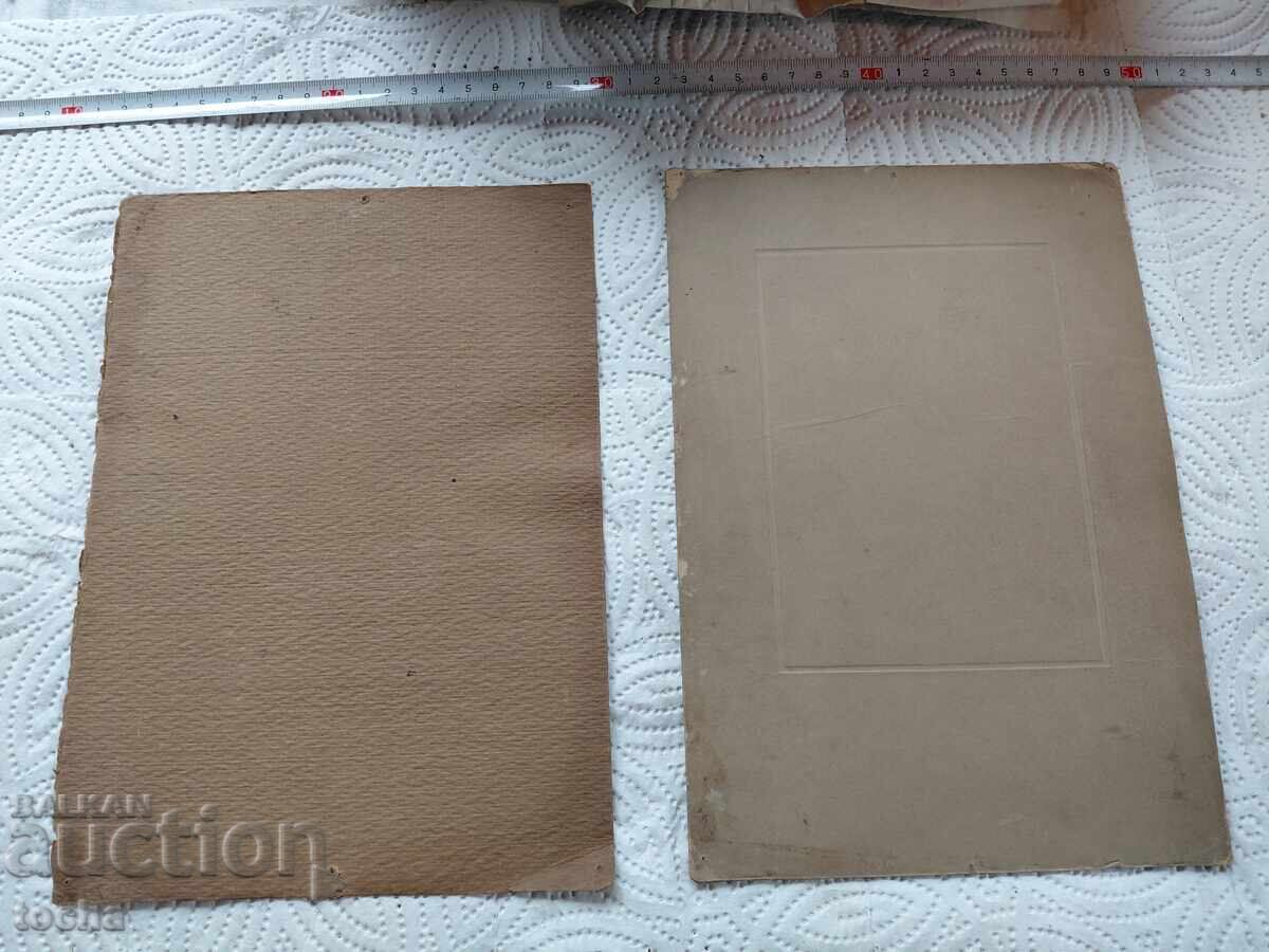 Vechi fotografii de studio, carton, Ruse - 5