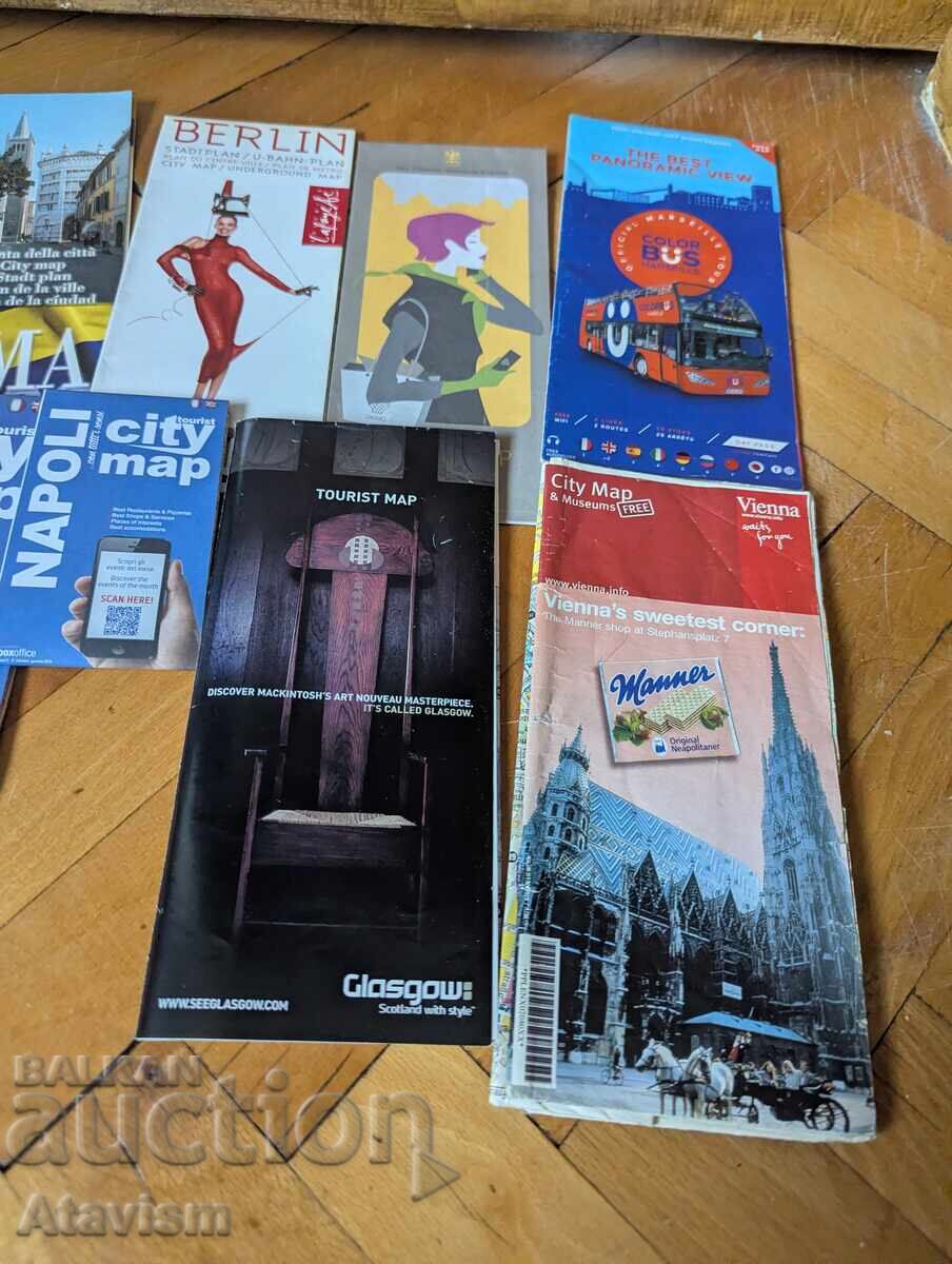 Σετ τουριστικών χαρτών με τιμή € 0.01 | 0.02 BGN