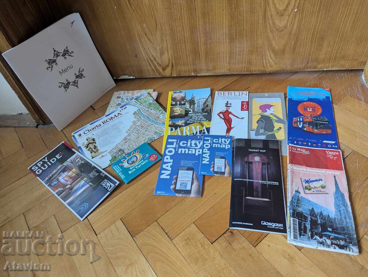 Σετ τουριστικών χαρτών