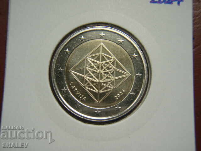 2 euro 2024 Latvia "Puzuris" /Latvia/ - Unc (2 euro) with price € 4.99 | 9.76 BGN