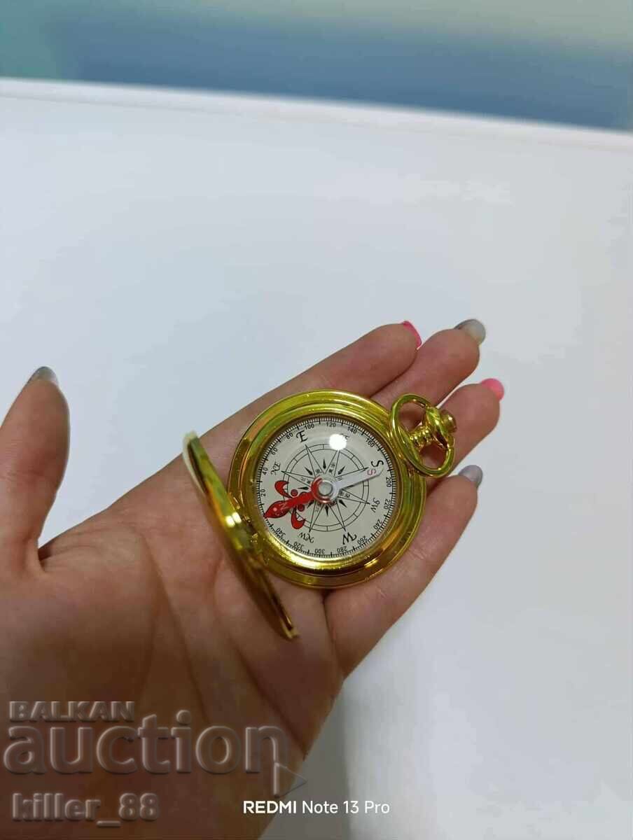 Busolă lichidă tip ceas de buzunar Plină cu lichid pe interior - 5 Busolă lichidă tip ceas de buzunar Plină cu lichid pe interior - 5