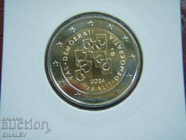 Аукцион 2 euro 2024 Finland "Demacratia" /Финландия/ 1- Unc (2 евро)