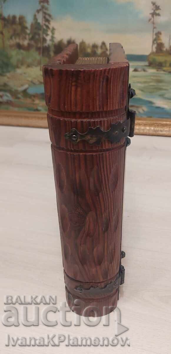 Кутия дървена отлична голяма за ценители 35см 25см - 5