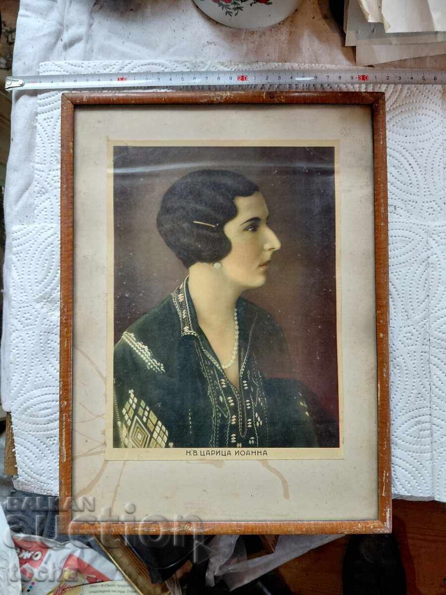 стара литография Царица Йоанна