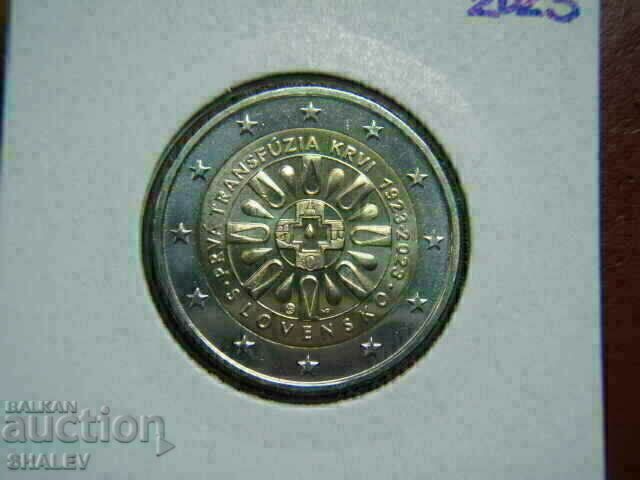 Livrarea 2 euro 2023 Slovacia „Tranfusia krvi”/ Slovacia (1) - 2 euro