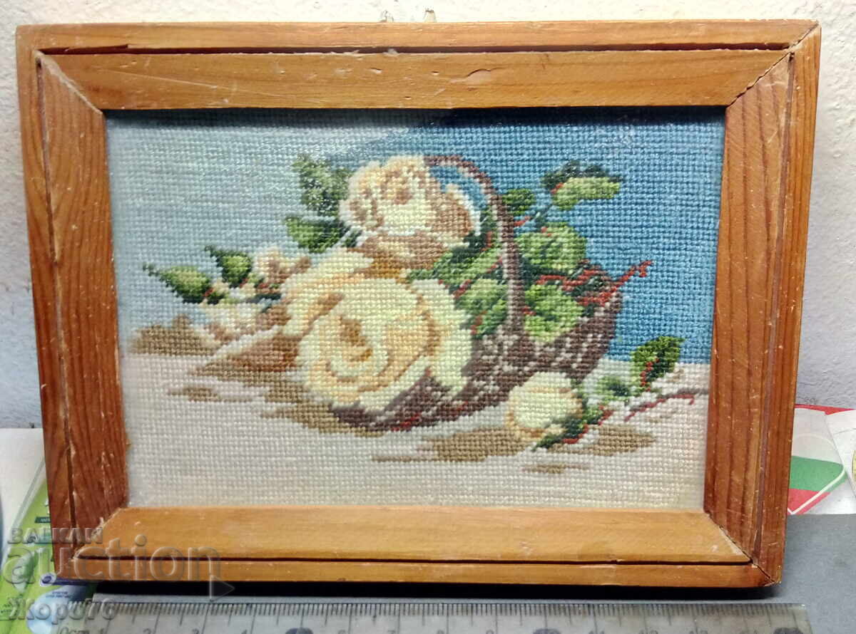 Δημοπρασία 2 Stari rŭchno ushiti gobleni po model na Viler MINIATYURA