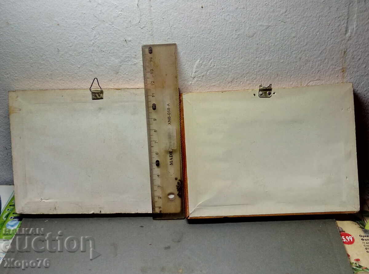 2 Stari rŭchno ushiti gobleni po model na Viler MINIATYURA - 6