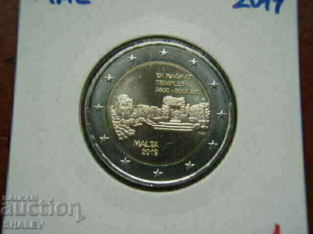Livrarea 2 euro 2019 Malta "Ta'Hagrar Temples" (1) Malta Unc (2 euro)