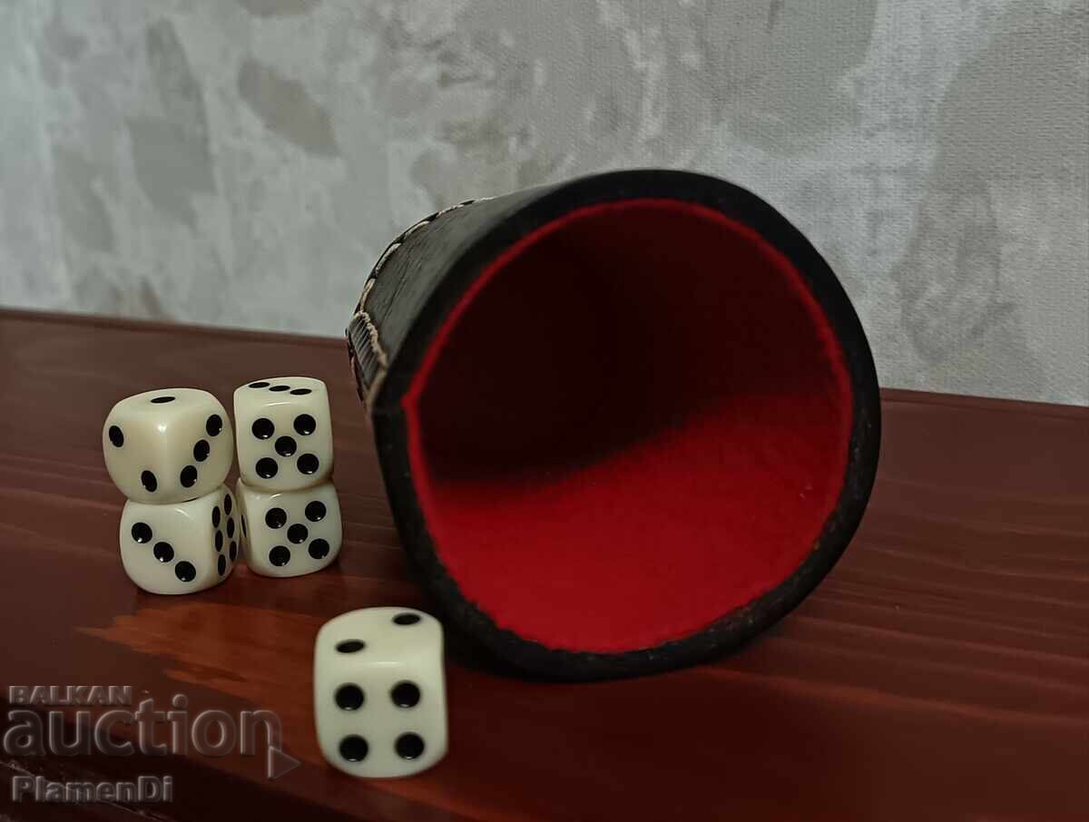 Set de zaruri pentru barbut cu cinci bucăți - 5