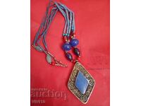 Antique lapis lazuli necklace