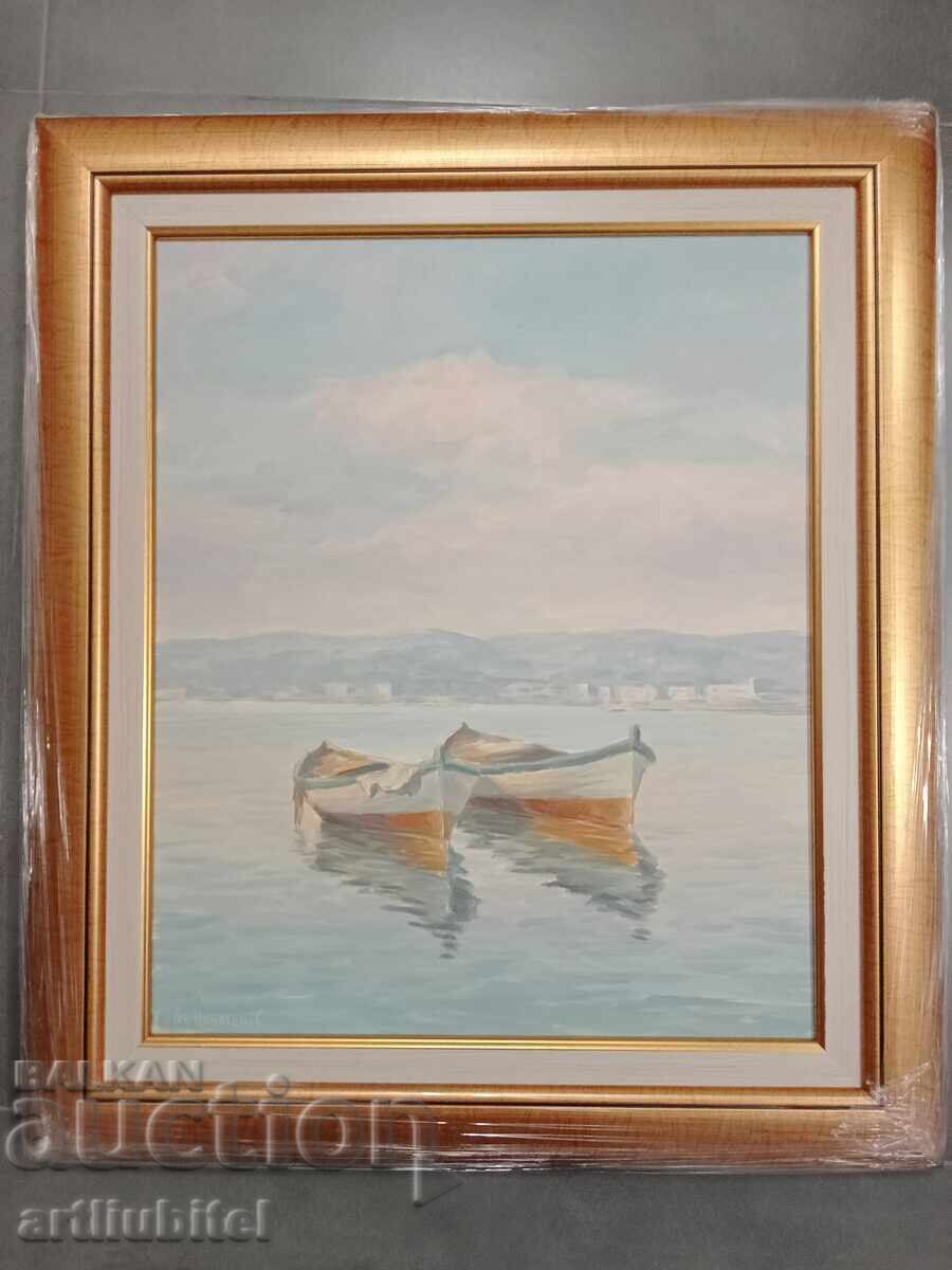 Anatoli Panagonov - ulei pe pânză, 59 x 51 cm