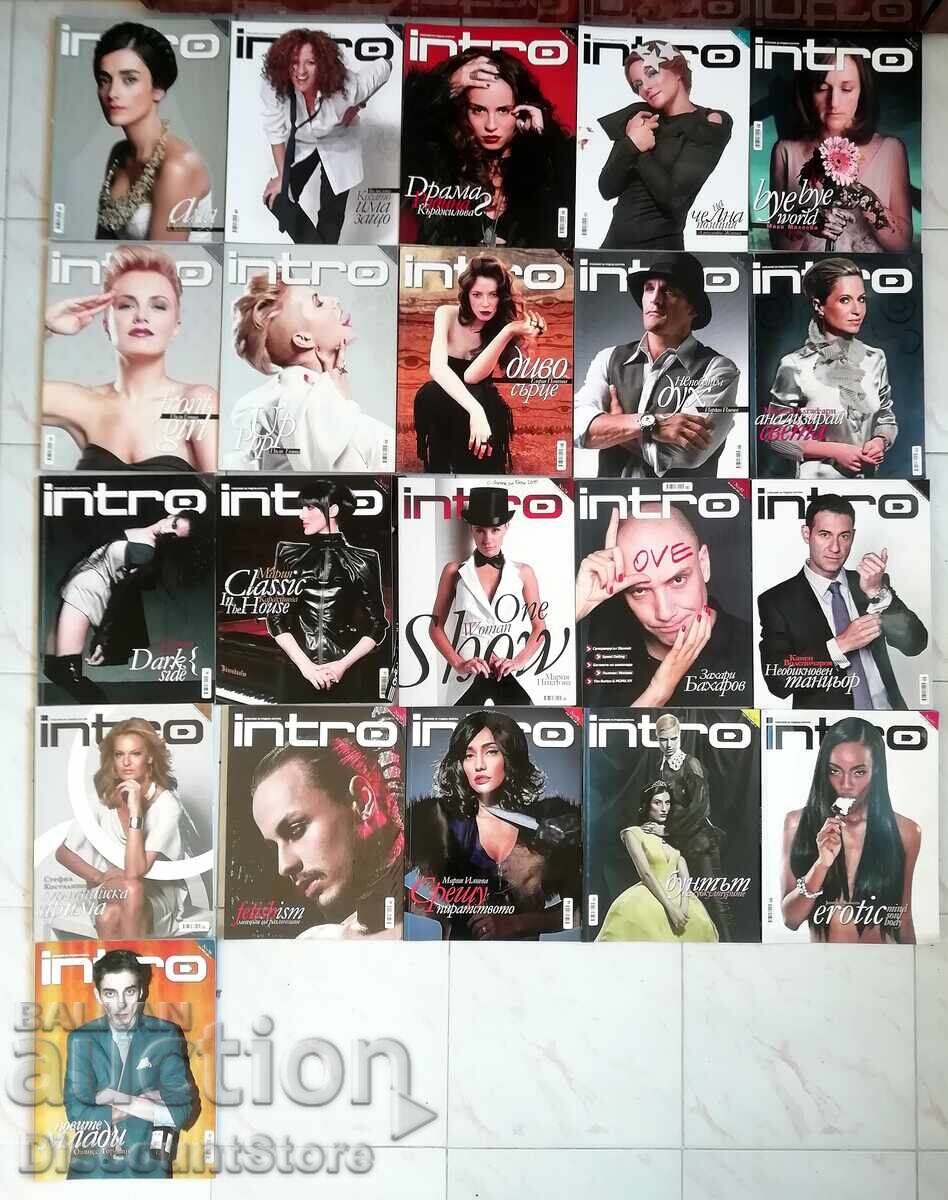21 bucăți Reviste INTRO / INTRO cu preț € 100.00 | 195.58 BGN 21 bucăți Reviste INTRO / INTRO cu preț € 100.00 | 195.58 BGN