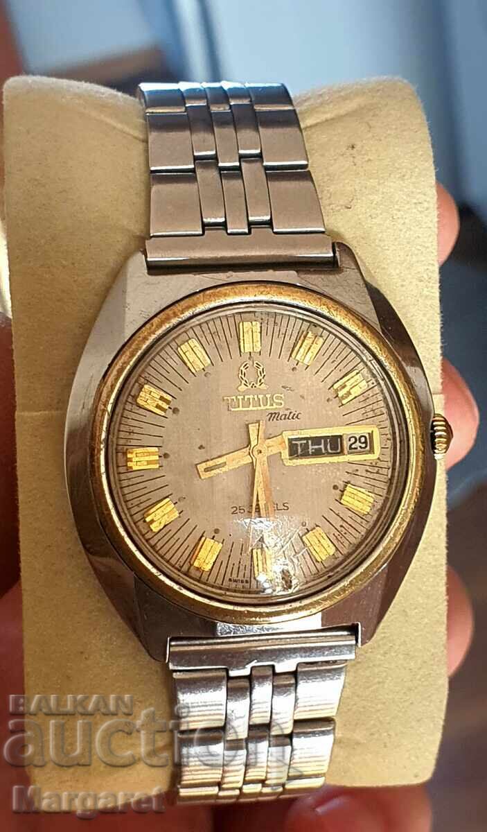 Ελβετικό ρολόι Titus Matic - 5 Ελβετικό ρολόι Titus Matic - 5