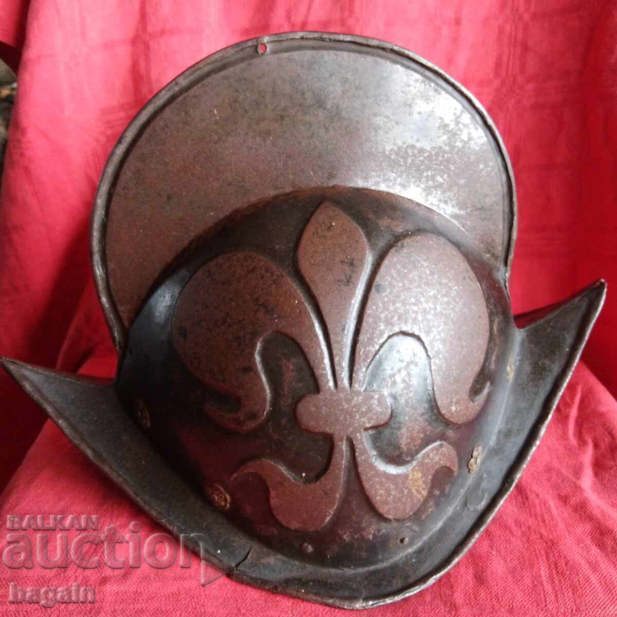 Authentic morion helmet